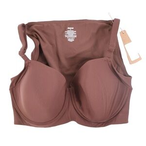 Skims Fits Everybody Full Coverage Back Smoother Bra, Clay 44DD NWT
